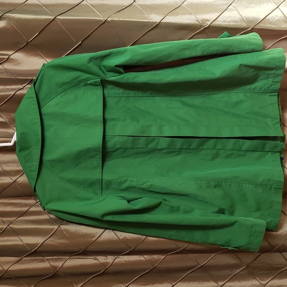 🦋4 for $20, or as marked. EUC- Ellen Tracy Rain Trench - Picture 4 of 6
